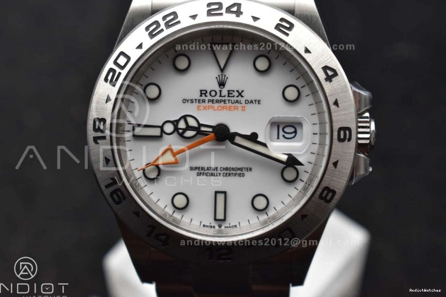 1:1 Explorer SS II Clean Best 42mm Bracelet 226570 Edition 904L on 845 Dial DD3285 CHS White ComfortFit 0325